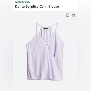 NWT Papermoon light purple cami halter sz small petite